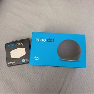 New Amazon Echo Dot (4th Gen) + Smart plug